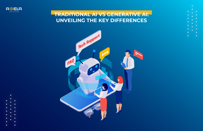 Traditional AI vs Generative AI: Unveiling The Key Differences