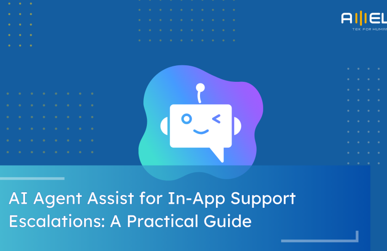 ai agent assist for in-app support escalations.