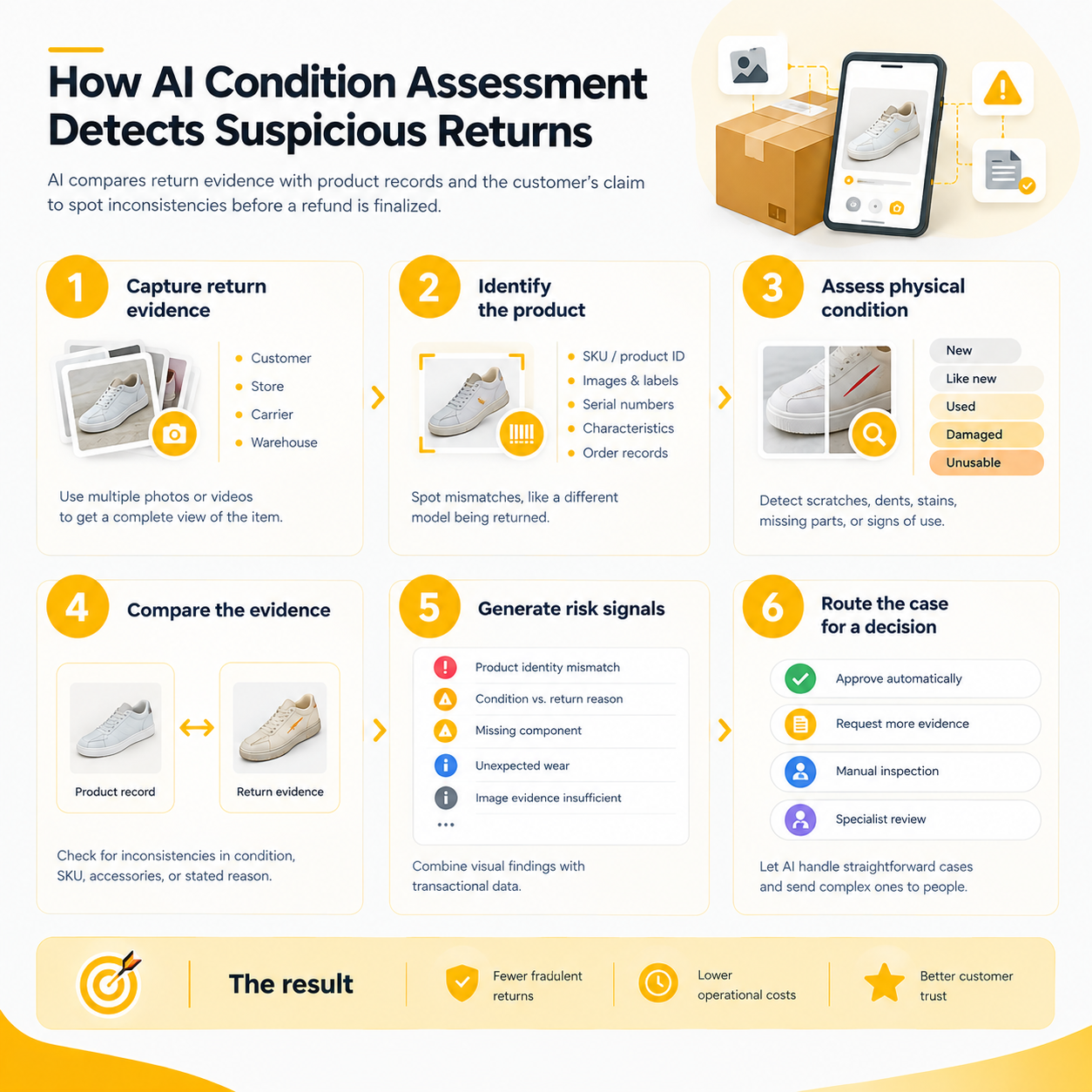 AI Condition Assessment Tools for Reducing Fraudulent Returns